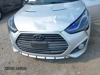 2015 Hyundai Veloster Turbo R-Spec with VIN KMHTC6AE0FU225114, listed as a IAAI auction lot 43236842 with 144,138 mi miles and . Bid and sale history available at DreamBid. Image 6.