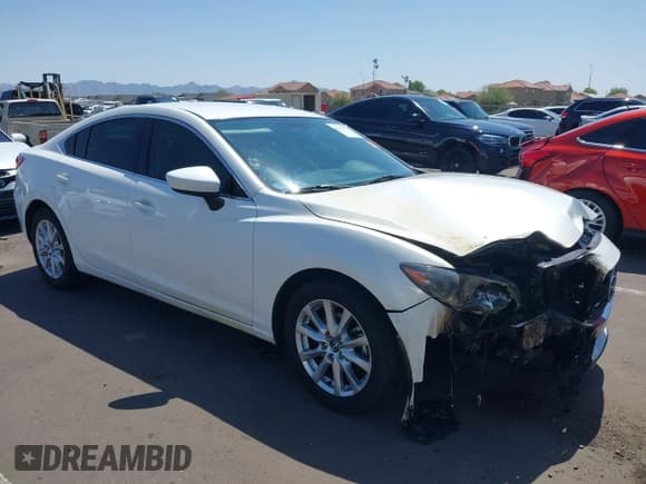 ✅ 2014 Mazda 6 i Sport • VIN: JM1GJ1U65E1139395 • Lot: 42471771. Wystawiony na IAAI z przebiegiem 45 482 mil. Bezpłatny archiwum sprzedaży aukcyjnych z USA i szczegółowy raport historii pojazdu na DreamBid. Zdjęcie 1.