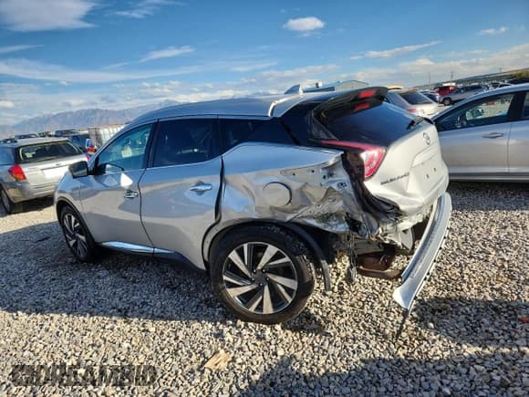 ✅ 2017 Nissan Murano SL • VIN: 5N1AZ2MH5HN181886 • Lot: 85898575. Wystawiony na Copart z przebiegiem 95 481 mil. Bezpłatny archiwum sprzedaży aukcyjnych z USA i szczegółowy raport historii pojazdu na DreamBid. Zdjęcie 2.