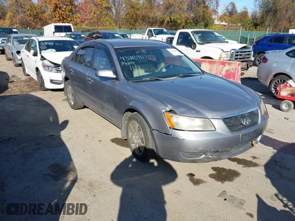 ✅ 2008 Hyundai Sonata GLS • VIN: 5NPET46C28H312468 • Лот: 43710907. Опубликован ранее на IAAI с пробегом 118 582 миль. Бесплатный доступ к архиву аукционных продаж из США и подробный отчёт об истории автомобиля на DreamBid. Изображение 1.