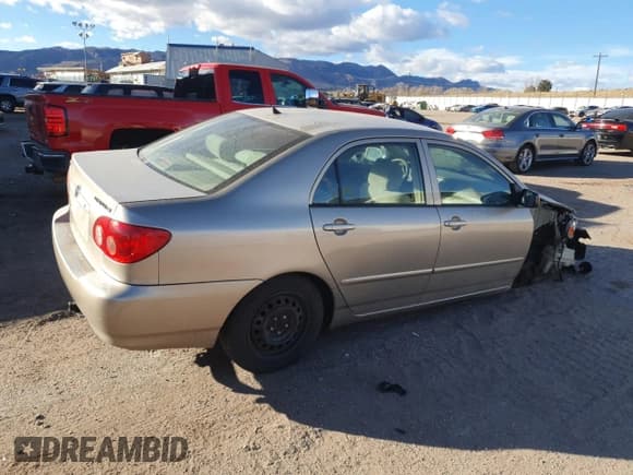 ✅ 2006 Toyota Corolla LE • VIN: 2T1BR32E86C693567 • Lot: 93476745. Listed on Copart with 123,658 mi. Free auction sales archive from the USA and detailed vehicle history report at DreamBid. Image 3.