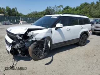 ✅ 2025 Hyundai Santa Fe Calligraphy • VIN: 5NMP54G17SH019847 • Лот: 57211915. Опубликован ранее на Copart с пробегом 14 054 миль. Бесплатный доступ к архиву аукционных продаж из США и подробный отчёт об истории автомобиля на DreamBid. Изображение 1.