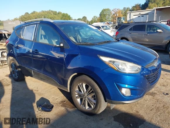 ✅ 2015 Hyundai Tucson Limited • VIN: KM8JUCAGXFU967363 • Lot: 43193382. Wystawiony na IAAI z przebiegiem 123 507 mil. Bezpłatny archiwum sprzedaży aukcyjnych z USA i szczegółowy raport historii pojazdu na DreamBid. Zdjęcie 1.