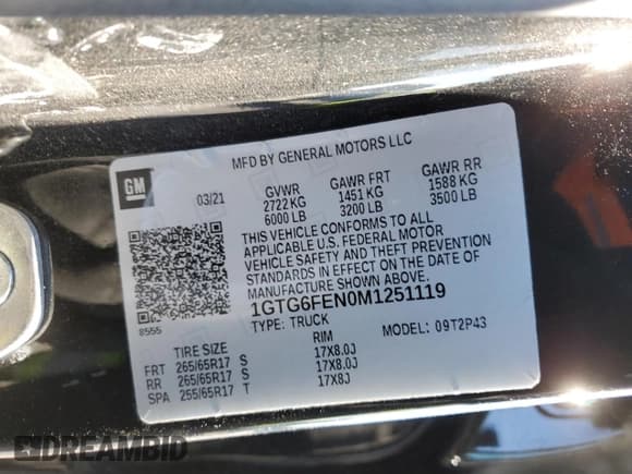 ✅ 2021 GMC Canyon 4WD AT4 • VIN: 1GTG6FEN0M1251119 • Lot: 88687565. Listed on Copart with 114,839 mi. Free auction sales archive from the USA and detailed vehicle history report at DreamBid. Image 12.