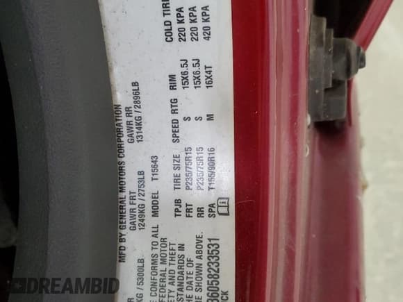 ✅ 2005 Chevrolet Colorado 1SB LS Z85 • VIN: 1GCDT136058233531 • Лот: 60753495. Опубликован ранее на Copart с пробегом 147 016 миль. Бесплатный доступ к архиву аукционных продаж из США и подробный отчёт об истории автомобиля на DreamBid. Изображение 12.