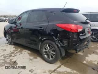 2015 Hyundai Tucson GLS with VIN KM8JT3AF0FU097956, listed as a Copart auction lot 43037974 with 102,837 mi miles and . Bid and sale history available at DreamBid. Image 2.