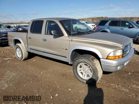 2002 Dodge Dakota SLT with VIN 1B7HG48N62S542846, listed as a Copart auction lot 79528484 with Not provided miles and Clean title. Bid and sale history available at DreamBid. Image 4.