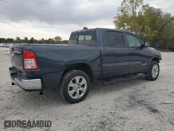 ✅ 2021 Ram 1500 Big Horn • VIN: 1C6RRFFG2MN605657 • Lot: 89849765. Listed on Copart with 67,044 mi. Free auction sales archive from the USA and detailed vehicle history report at DreamBid. Image 3.