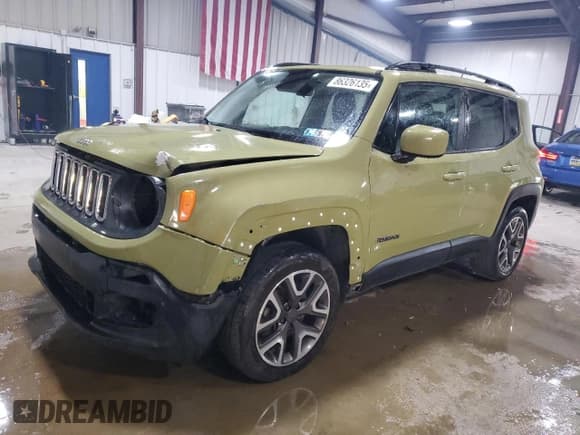 ✅ 2015 Jeep Renegade Latitude • VIN: ZACCJBBT0FPB91192 • Lot: 86326135. Wystawiony na Copart z przebiegiem 130 112 mil. Bezpłatny archiwum sprzedaży aukcyjnych z USA i szczegółowy raport historii pojazdu na DreamBid. Zdjęcie 1.