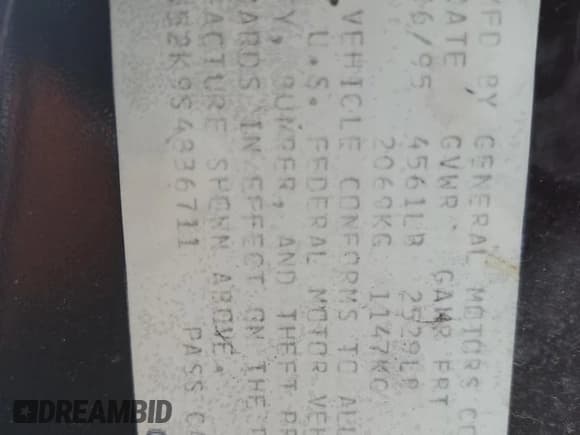 ✅ 1995 Oldsmobile 88 LS • VIN: 1G3HN52K9S4836711 • Лот: 84319724. Опубликован ранее на Copart с пробегом 65 438 миль. Бесплатный доступ к архиву аукционных продаж из США и подробный отчёт об истории автомобиля на DreamBid. Изображение 12.