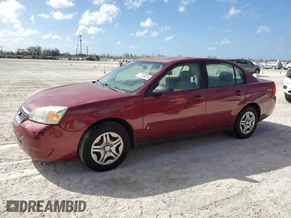 2007 Chevrolet Malibu 1LS with VIN 1G1ZS58F07F192513, listed as a Copart auction lot 77313074 with Not provided miles and Salvage title. Bid and sale history available at DreamBid. Image 1.