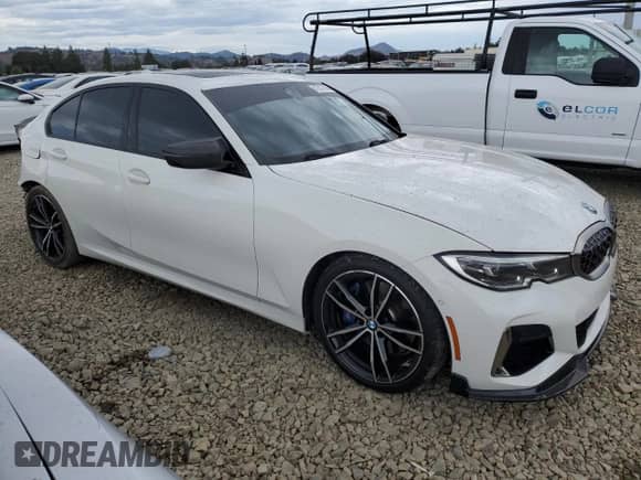 2020 BMW 3 Series M340i z VIN WBA5U7C02LA232271, wystawiony jako Copart lot #81300005 z przebiegiem 116 387 mil mil oraz Szkoda całkowita • Salvage title. Historia ofert i sprzedaży dostępna na DreamBid. Obrazek 4.