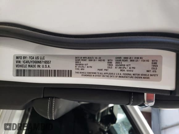 ✅ 2022 Jeep Grand Cherokee Overland • VIN: 1C4RJYD68N8716557 • Lot: 86807614. Listed on Copart with 12,590 mi. Free auction sales archive from the USA and detailed vehicle history report at DreamBid. Image 13.