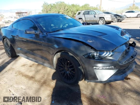 ✅ 2019 Ford Mustang EcoBoost • VIN: 1FA6P8TH3K5203479 • Lot: 43652014. Wystawiony na IAAI z przebiegiem 70 857 mil. Bezpłatny archiwum sprzedaży aukcyjnych z USA i szczegółowy raport historii pojazdu na DreamBid. Zdjęcie 1.