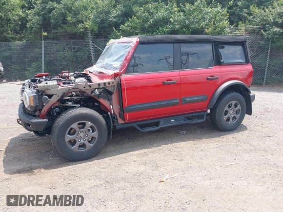 ✅ 2023 Ford Bronco • VIN: 1FMDE5BH8PLB24394 • Lot: 42449638. Listed on IAAI with 96,046 mi. Free auction sales archive from the USA and detailed vehicle history report at DreamBid. Image 2.