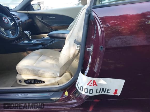 ✅ 2009 BMW 6 Series 650i • VIN: WBAEB53579CX64215 • Lot: 42911544. Listed on IAAI with 107,865 mi. Free auction sales archive from the USA and detailed vehicle history report at DreamBid. Image 6.