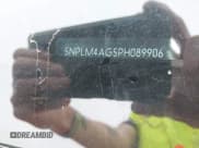 ✅ 2023 Hyundai Elantra SEL • VIN: 5NPLM4AG5PH089906 • Lot: 42428873. Listed on IAAI with 62,050 mi. Free auction sales archive from the USA and detailed vehicle history report at DreamBid. Image 9.