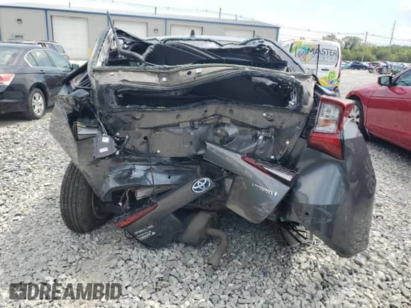 2022 Toyota Prius LE with VIN JTDL9MFU3N3033634, listed as a Copart auction lot 66194695 with Not provided miles and Salvage title. Bid and sale history available at DreamBid. Image 6.