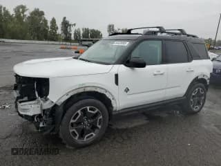✅ 2022 Ford Bronco Sport Outer Banks • VIN: 3FMCR9C69NRD50964 • Лот: 84420995. Опубликован ранее на Copart с пробегом 57 806 миль. Бесплатный доступ к архиву аукционных продаж из США и подробный отчёт об истории автомобиля на DreamBid. Изображение 1.