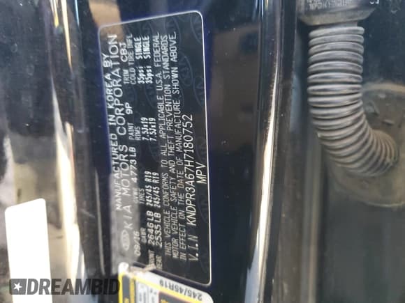 ✅ 2017 Kia Sportage SX Turbo • VIN: KNDPR3A67H7180752 • Lot: 86501845. Listed on Copart with 130,634 mi. Free auction sales archive from the USA and detailed vehicle history report at DreamBid. Image 12.