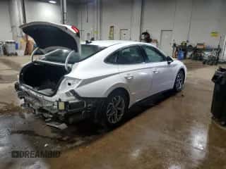 2023 Hyundai Sonata SEL with VIN KMHL64JA9PA278311, listed as a Copart auction lot 90087385 with 80,178 mi miles and Clean title. Bid and sale history available at DreamBid. Image 3.