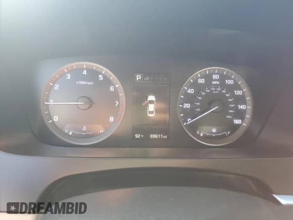 2015 Hyundai Sonata Limited with VIN 5NPE34AFXFH094536, listed as a Copart auction lot 71978605 with 69,611 mi miles and Salvage title. Bid and sale history available at DreamBid. Image 9.