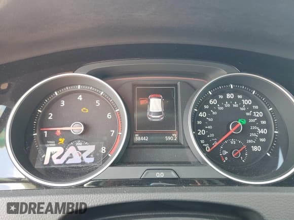 ✅ 2020 Volkswagen Golf GTI S • VIN: 3VW6T7AU6LM016651 • Лот: 71350685. Опубликован ранее на Copart с пробегом 38 442 миль. Бесплатный доступ к архиву аукционных продаж из США и подробный отчёт об истории автомобиля на DreamBid. Изображение 9.