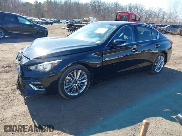 ✅ 2020 Infiniti Q50 Luxe • VIN: JN1EV7AR4LM256526 • Lot: 41666434. Listed on IAAI with 31,652 mi. Free auction sales archive from the USA and detailed vehicle history report at DreamBid. Image 2.