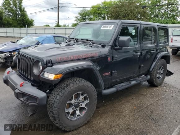 ✅ 2023 Jeep Wrangler Rubicon • VIN: 1C4HJXFN5PW509018 • Lot: 56535245. Listed on Copart with 34,245 mi. Free auction sales archive from the USA and detailed vehicle history report at DreamBid. Image 1.