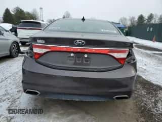 2016 Hyundai Azera z VIN KMHFG4JGXGA505987, wystawiony jako Copart lot #87598765 z przebiegiem 93 603 mil mil oraz Szkoda całkowita • Salvage title. Historia ofert i sprzedaży dostępna na DreamBid. Obrazek 6.