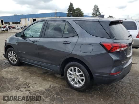 2022 Chevrolet Equinox LS with VIN 3GNAXHEV2NS206981, listed as a Copart auction lot 81481425 with 62,909 mi miles and Salvage title. Bid and sale history available at DreamBid. Image 2.