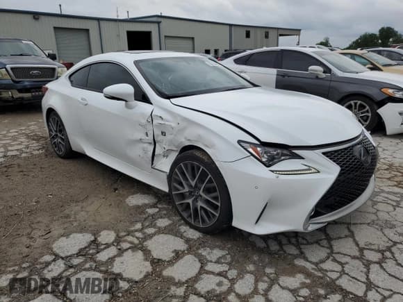 ✅ 2017 Lexus RC 350 • VIN: JTHSE5BC5H5007246 • Lot: 58134985. Listed on Copart with 92,564 mi. Free auction sales archive from the USA and detailed vehicle history report at DreamBid. Image 4.