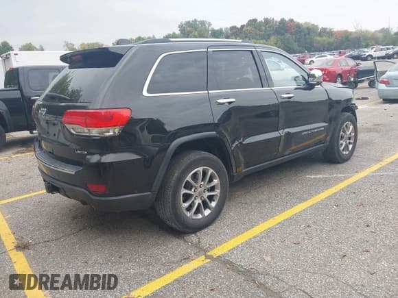 ✅ 2015 Jeep Grand Cherokee Limited • VIN: 1C4RJFBG9FC830985 • Lot: 43278241. Listed on IAAI with 154,948 mi. Free auction sales archive from the USA and detailed vehicle history report at DreamBid. Image 4.