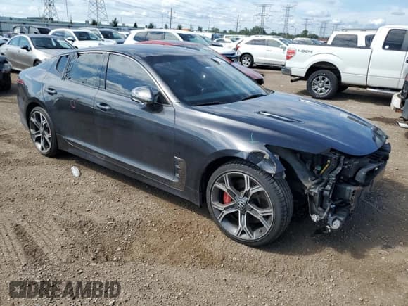 ✅ 2019 Kia Stinger GT • VIN: KNAE35LC1K6042691 • Лот: 68171265. Опубликован ранее на Copart с пробегом 85 738 миль. Бесплатный доступ к архиву аукционных продаж из США и подробный отчёт об истории автомобиля на DreamBid. Изображение 4.