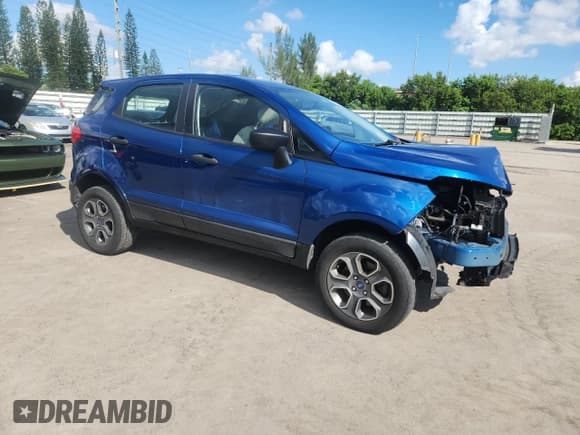 ✅ 2019 Ford EcoSport S • VIN: MAJ6S3FL1KC257716 • Лот: 80903625. Опубликован ранее на Copart с пробегом 51 007 миль. Бесплатный доступ к архиву аукционных продаж из США и подробный отчёт об истории автомобиля на DreamBid. Изображение 4.