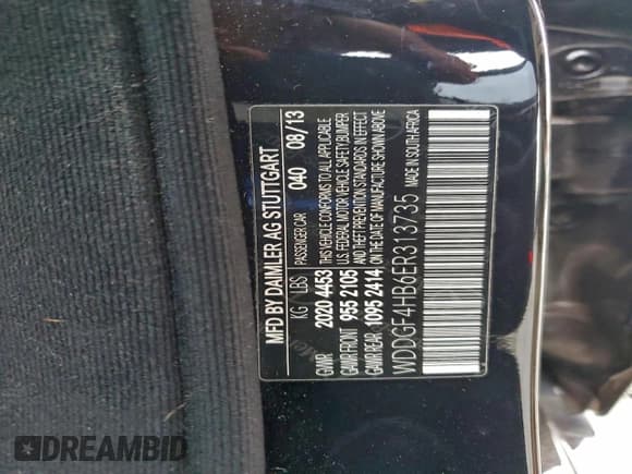 ✅ 2014 Mercedes-Benz C 250 Sport • VIN: WDDGF4HB6ER313735 • Lot: 96033125. Listed on Copart with 118,076 mi. Free auction sales archive from the USA and detailed vehicle history report at DreamBid. Image 12.