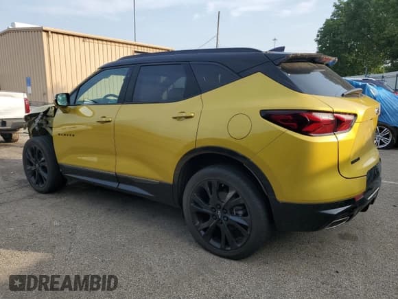 ✅ 2022 Chevrolet Blazer RS • VIN: 3GNKBERS2NS137422 • Lot: 62146565. Wystawiony na Copart z przebiegiem 38 565 mil. Bezpłatny archiwum sprzedaży aukcyjnych z USA i szczegółowy raport historii pojazdu na DreamBid. Zdjęcie 2.