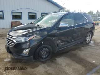2018 Chevrolet Equinox Premier с VIN 3GNAXPEUXJL154361, выставлен на аукционе Copart как лот 63257075 с пробегом 123 677 миль миль и Списание • Salvage title. История ставок и продаж доступна на DreamBid. Изображение 1.