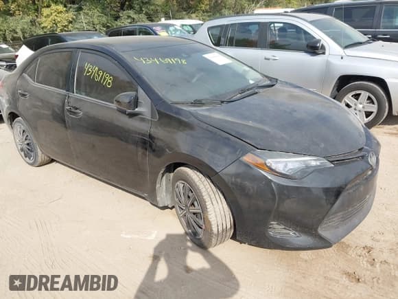 ✅ 2017 Toyota Corolla L • VIN: 5YFBURHE3HP572019 • Lot: 43469198. Listed on IAAI with 100,122 mi. Free auction sales archive from the USA and detailed vehicle history report at DreamBid. Image 1.