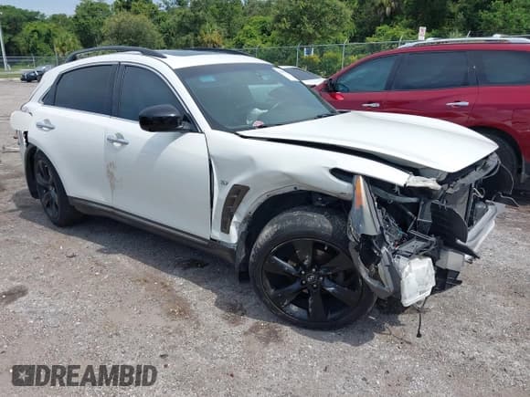 ✅ 2016 Infiniti QX70 • VIN: JN8CS1MUXGM670964 • Лот: 42698717. Опубликован ранее на IAAI с пробегом 176 664 миль. Бесплатный доступ к архиву аукционных продаж из США и подробный отчёт об истории автомобиля на DreamBid. Изображение 1.