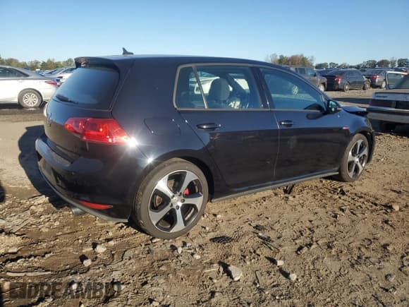 ✅ 2017 Volkswagen Golf GTI S • VIN: 3VW5T7AU3HM061789 • Lot: 85843915. Listed on Copart with 86,688 mi. Free auction sales archive from the USA and detailed vehicle history report at DreamBid. Image 3.