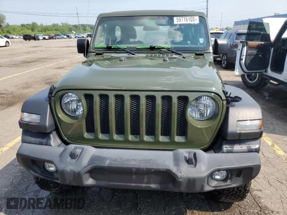 ✅ 2021 Jeep Wrangler Sport • VIN: 1C4GJXAG9MW557699 • Lot: 59776105. Listed on Copart with 71,754 mi. Free auction sales archive from the USA and detailed vehicle history report at DreamBid. Image 5.