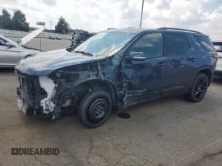 2022 Chevrolet Traverse LT Cloth with VIN 1GNEVGKW8NJ189605, listed as a Copart auction lot 68371275 with 77,142 mi miles and Salvage title. Bid and sale history available at DreamBid. Image 1.