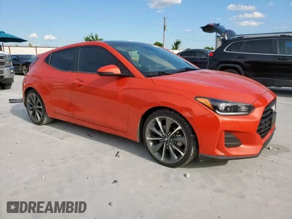 2019 Hyundai Veloster 2.0 z VIN KMHTG6AFXKU002926, wystawiony jako Copart lot #61302865 z przebiegiem 27 893 mil mil oraz Czysty tytuł • Clean title. Historia ofert i sprzedaży dostępna na DreamBid. Obrazek 4.