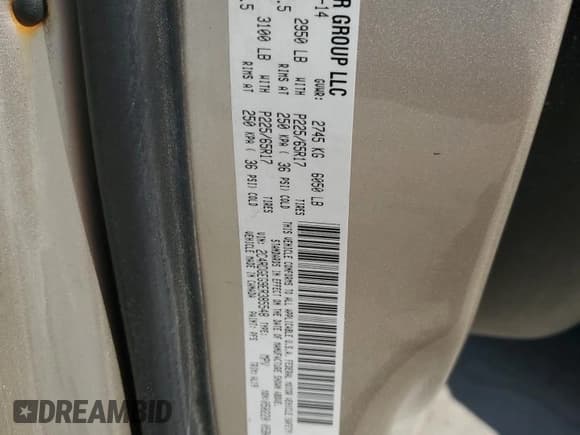 ✅ 2014 Dodge Grand Caravan R/T • VIN: 2C4RDGEG9ER385548 • Лот: 80610565. Опубликован ранее на Copart с пробегом 160 420 миль. Бесплатный доступ к архиву аукционных продаж из США и подробный отчёт об истории автомобиля на DreamBid. Изображение 13.