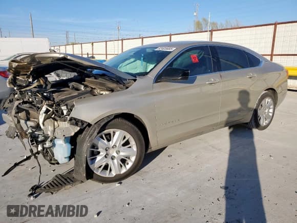 ✅ 2014 Chevrolet Impala LS • VIN: 2G11Y5SL3E9260755 • Lot: 92405685. Listed on Copart with Not provided. Free auction sales archive from the USA and detailed vehicle history report at DreamBid. Image 1.