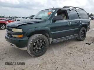 ✅ 2002 Chevrolet Tahoe LS • VIN: 1GNEK13Z62R327458 • Lot: 70981364. Listed on Copart with Not provided. Free auction sales archive from the USA and detailed vehicle history report at DreamBid. Image 1.