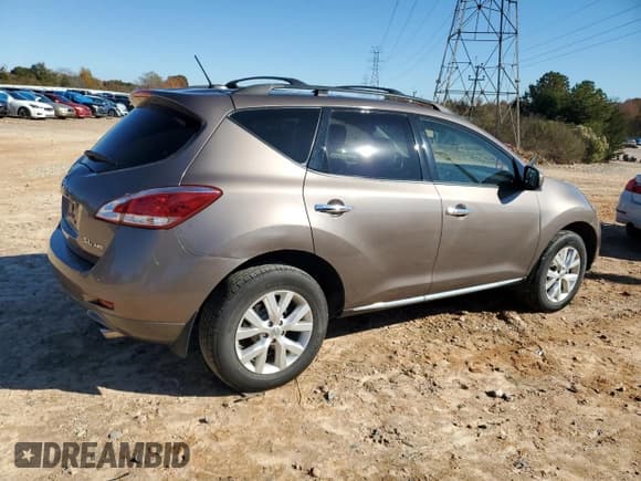 ✅ 2014 Nissan Murano SV • VIN: JN8AZ1MW0EW533134 • Lot: 90929625. Listed on Copart with 163,878 mi. Free auction sales archive from the USA and detailed vehicle history report at DreamBid. Image 3.
