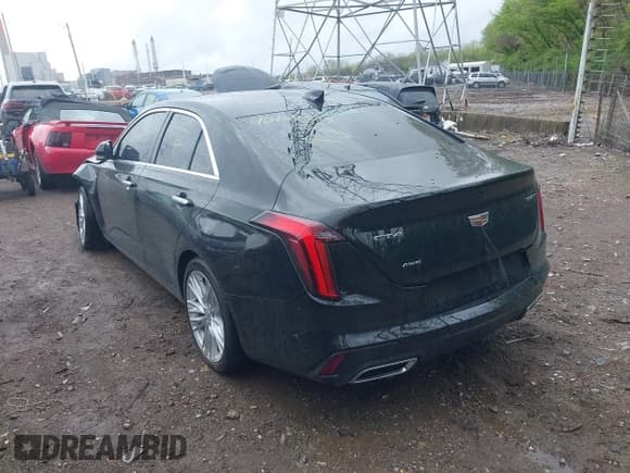 ✅ 2023 Cadillac CT4 Premium Luxury • VIN: 1G6DF5RK5P0109147 • Лот: 42124505. Опубликован ранее на IAAI с пробегом 13 797 миль. Бесплатный доступ к архиву аукционных продаж из США и подробный отчёт об истории автомобиля на DreamBid. Изображение 3.