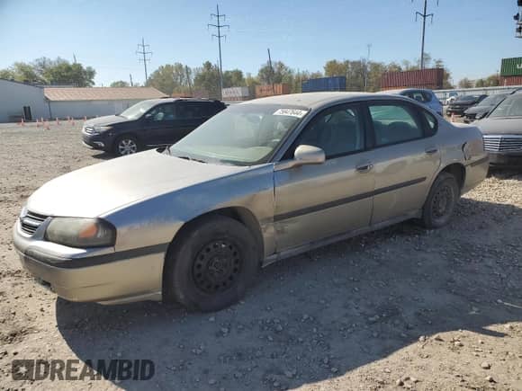 2003 Chevrolet Impala with VIN 2G1WF52E939110661, listed as a Copart auction lot 75847644 with 161,930 mi miles and Salvage title. Bid and sale history available at DreamBid. Image 1.
